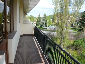 Udsigt fra balkon