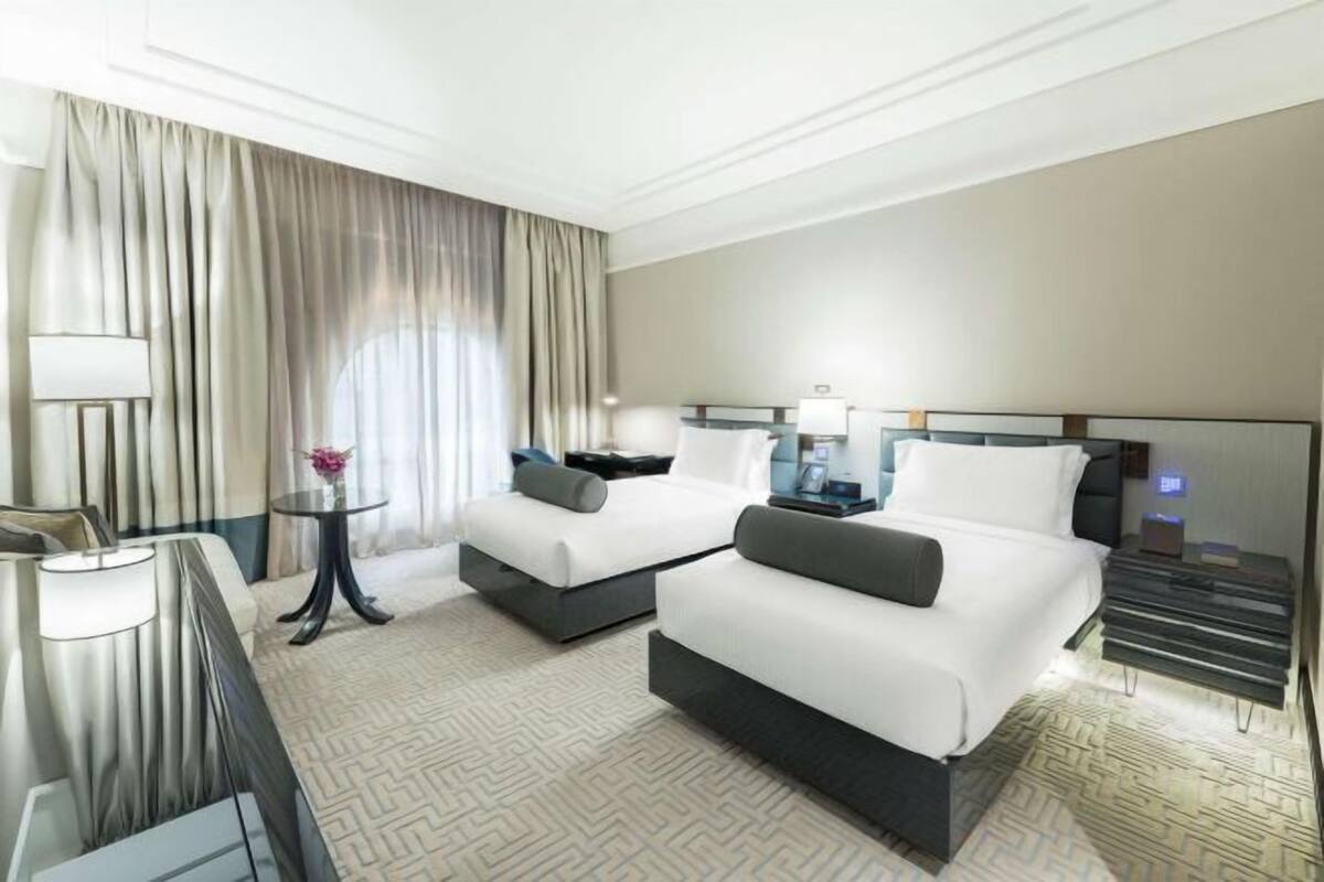 Premium bedding, pillowtop beds, minibar, in-room safe