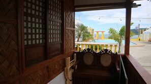 Room, Sea View | Bathroom | Shower, free toiletries, towels - La Patricia de Baler (Baler)