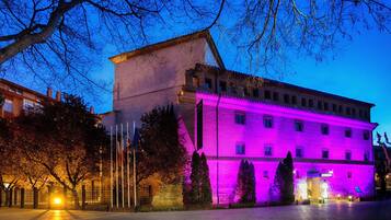 Front of property - evening/night