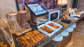 Daily buffet breakfast (EUR 10 per person)