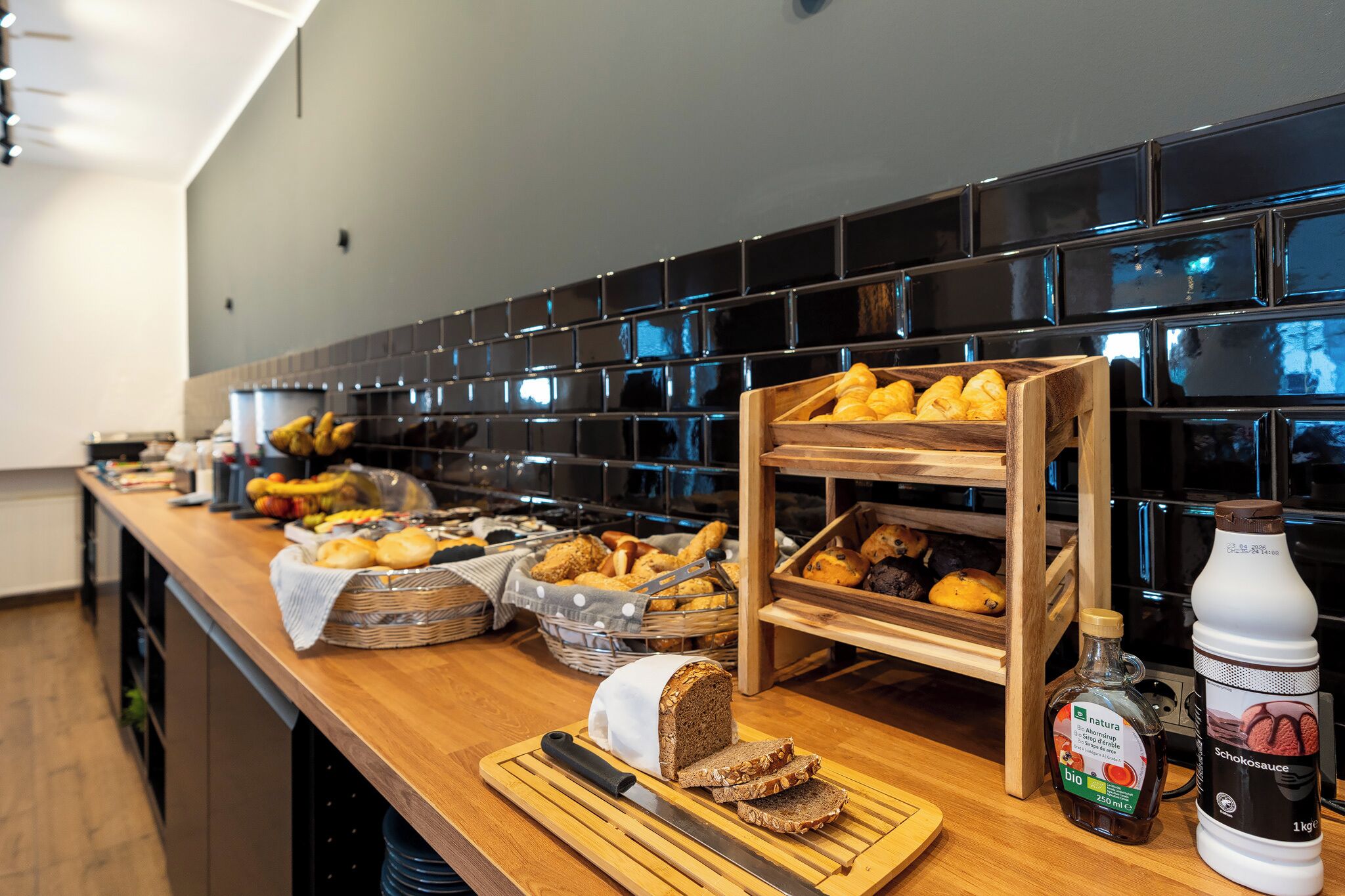 Daily buffet breakfast (EUR 14 per person)