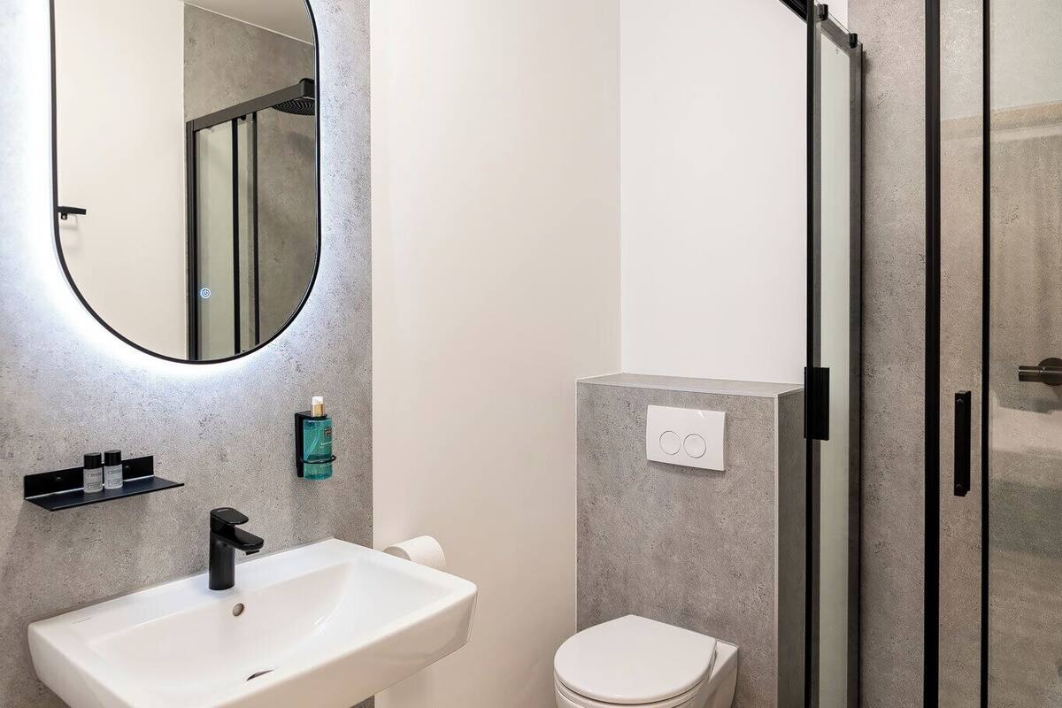 free toiletries, hair dryer, towels, soap