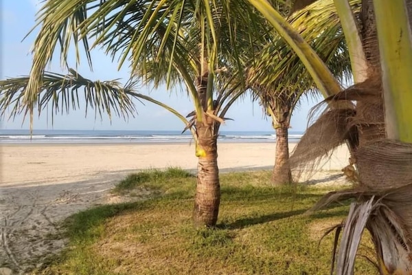 On the beach