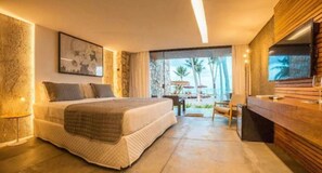 BangalÎ Frente mar | Minibar, coffre-fort, décor unique, ameublement unique