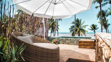 Bangalô Frente mar | Strand-/Meerblick