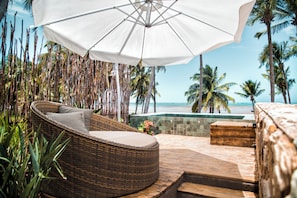 Bangalô Frente mar | Utsikt mot strand/hav