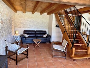 Comfort Apartment, 2 Bedrooms (4 adults) | Living area | Flat-screen TV