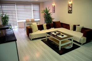 Apartment | Living area | LCD TV - Konukevim Apartments (Ankara)