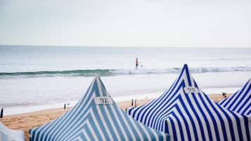 Vlak bij het strand