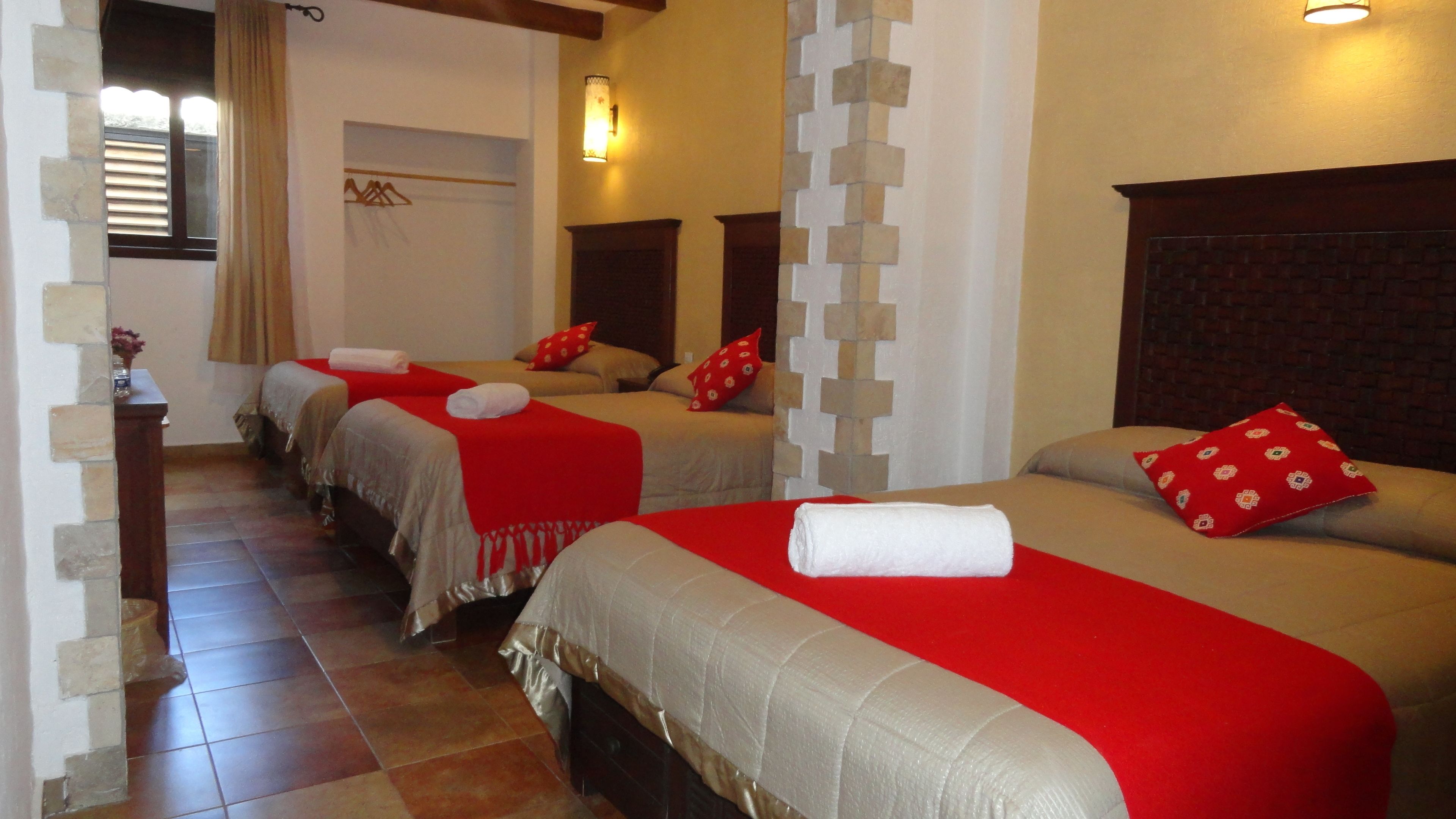 family room (3 double beds) | iron/ironing board, free wifi, bed sheets