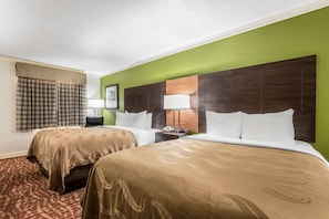 Standard Room, 2 Queen Beds, Non Smoking | Premium bedding, desk, iron/ironing board, free WiFi