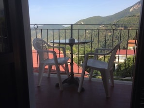 Double Room, Balcony, Sea View | Terrace/patio - Albergo San Carlo (Massa)