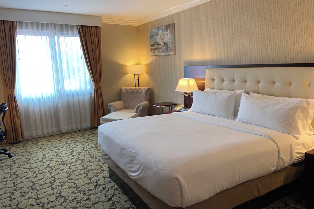 Premium bedding, in-room safe, desk, iron/ironing board