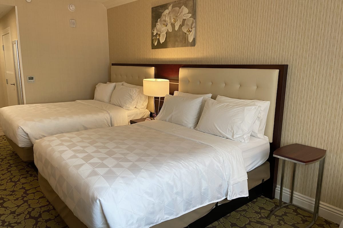 Standard Room, 2 Queen Beds | Premium bedding, in-room safe, desk, iron/ironing board