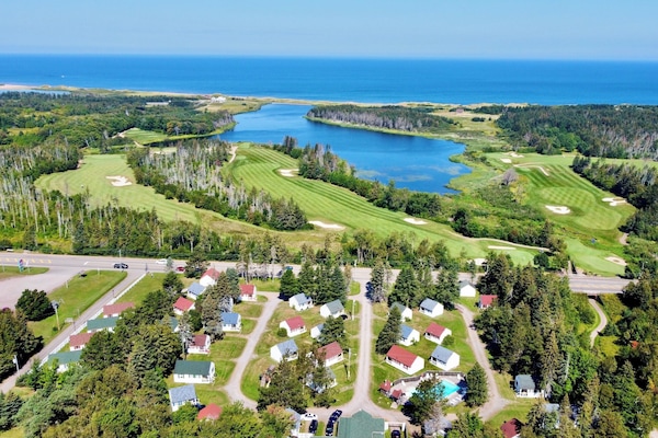 Casa de campo família, 2 quartos, cozinha, vista para o pátio | Vista aérea