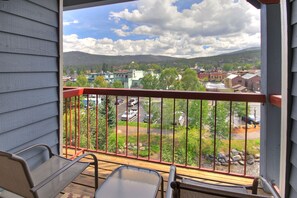 Studio | Balcony - In The Heart Of Breck - Studio With Loft 1 Bedroom Condo by RedAwning (Breckenridge)
