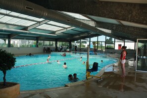 Indoor pool, outdoor pool