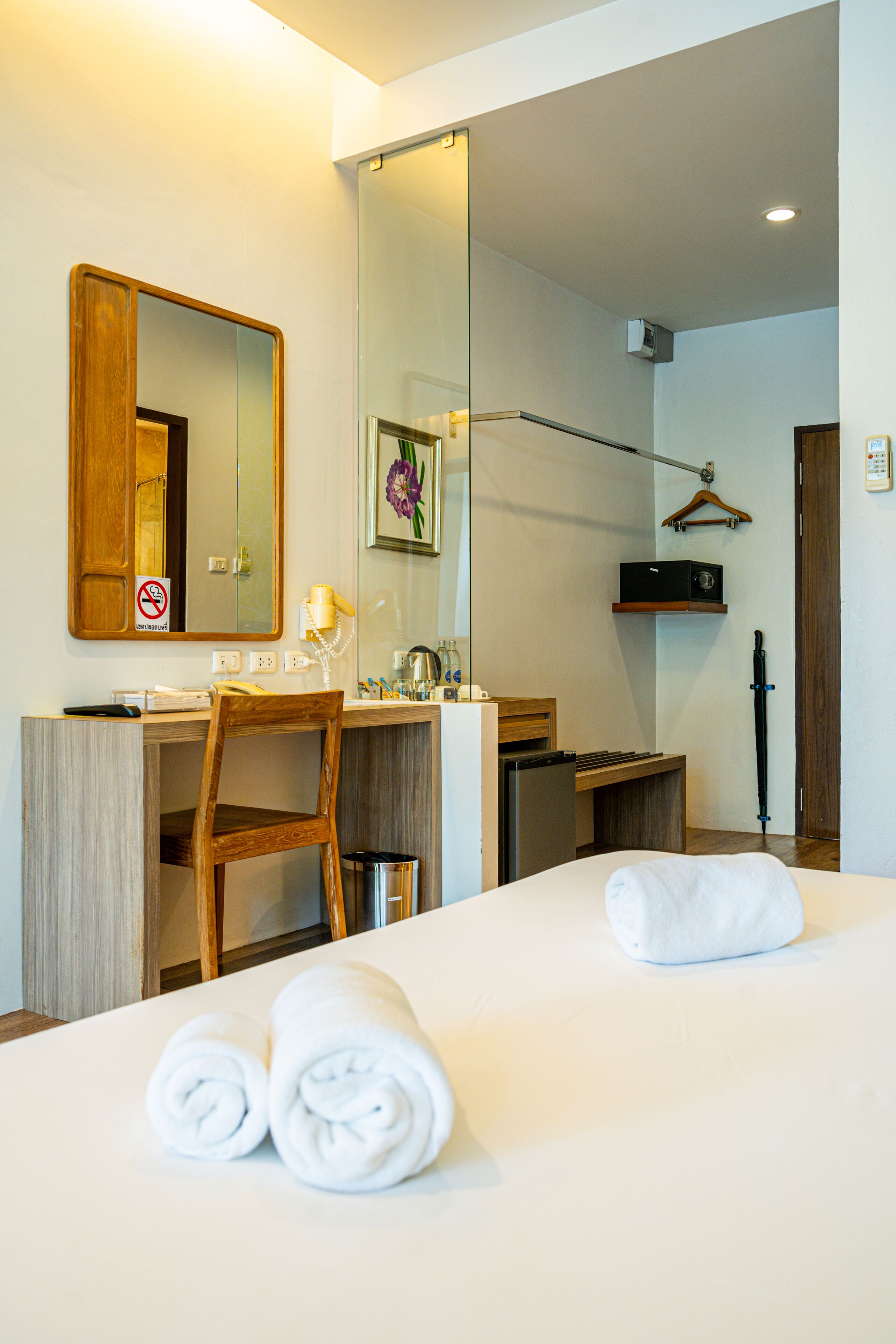 building terrace pool view - ground floor | premium bedding, minibar, in-room safe, individually decorated