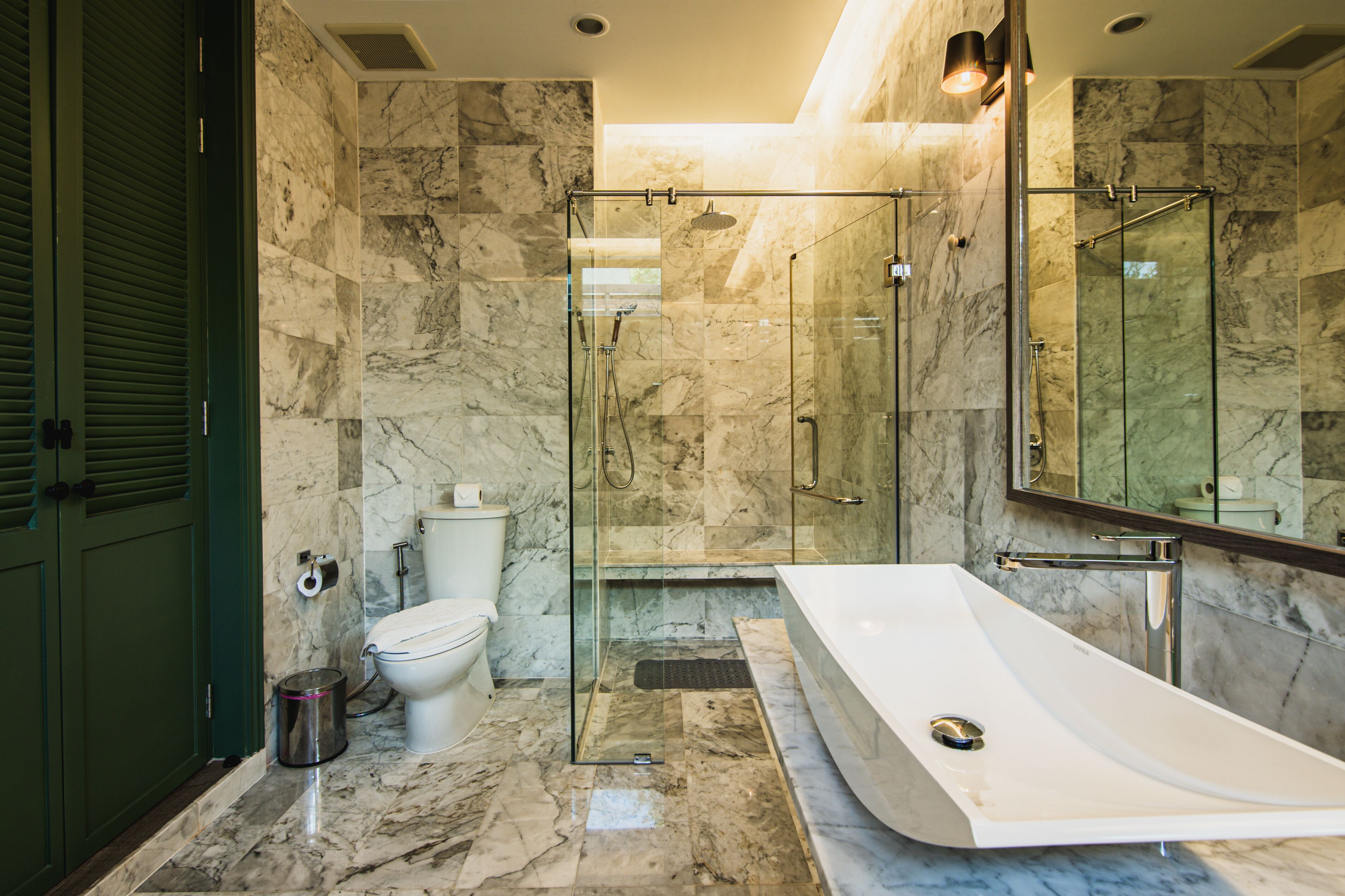 room, bathtub, canal view | bathroom | shower, free toiletries, hair dryer, slippers