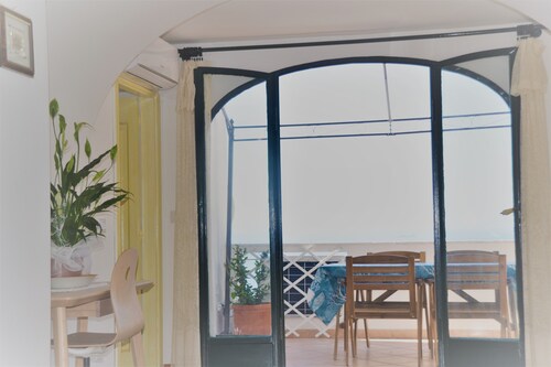 Positano Center - Terrasse avec vue sur la mer, - 2 chambres à coucher - AC et WiFi gratuit 