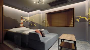 Design Double Room, 1 Queen Bed, Non Smoking | Individually decorated, individually furnished, blackout curtains