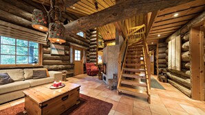 Villa Deluxe - 4 sovrum - utsikt mot trädgården - trädgård | Vardagsrum