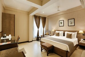 Junior Suite, Multiple Beds, Accessible | In-room safe, desk, rollaway beds, free wired internet - The Manor Bareilly Hotel (Bareilly)