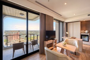 Habitación panorámica con 2 camas individuales, 2 camas de matrimonio | Vistas desde la habitación
