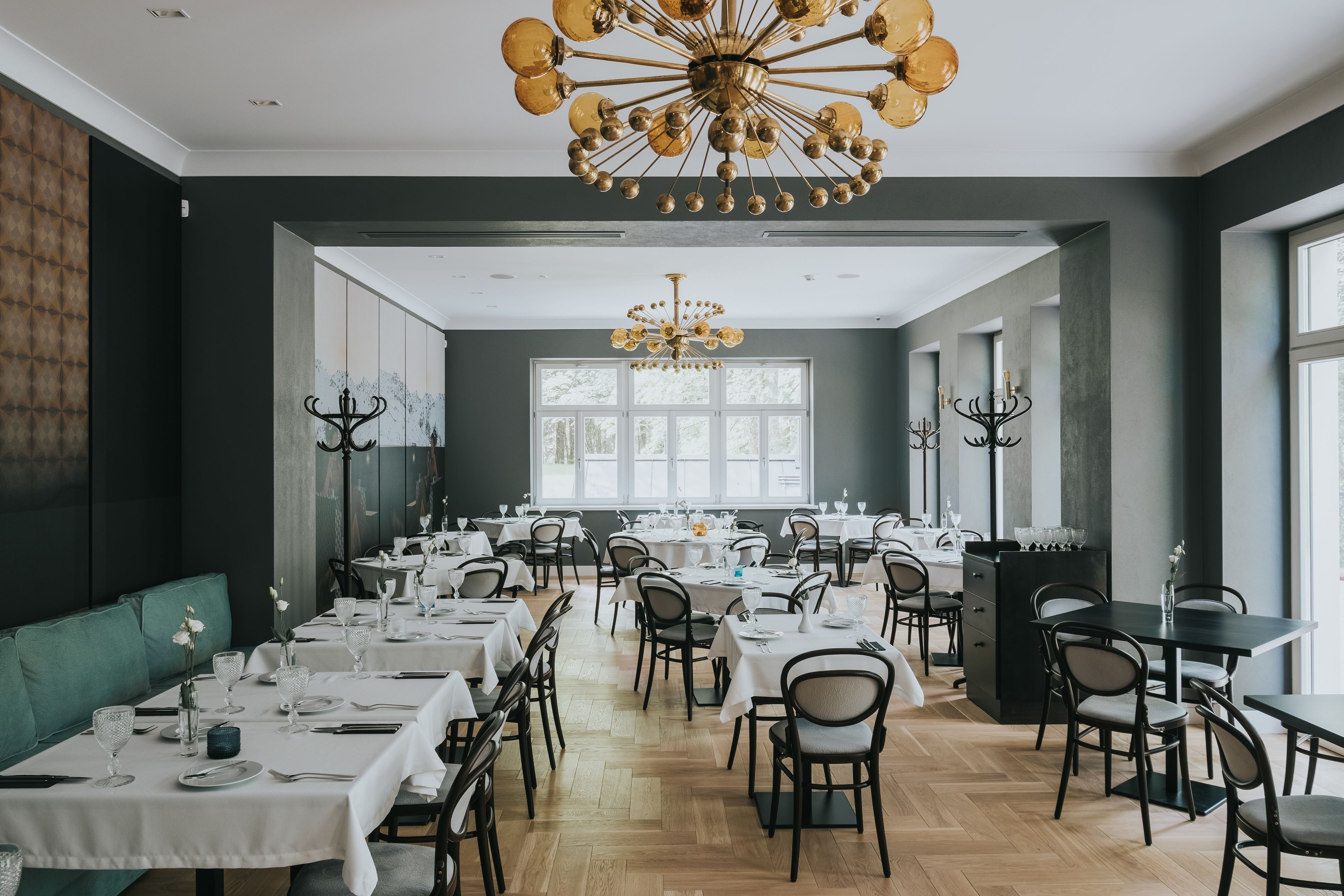 breakfast, lunch served; local and international cuisine, garden views