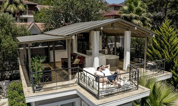 Façade de l’hébergement