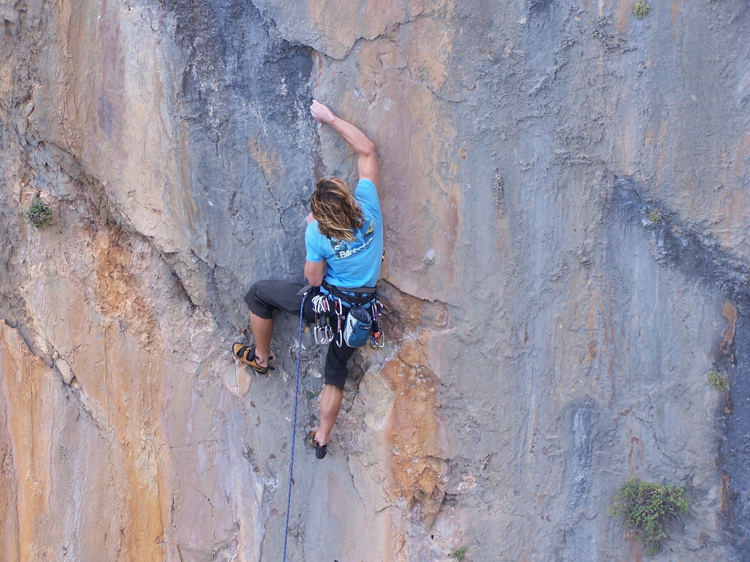 outdoor rock climbing