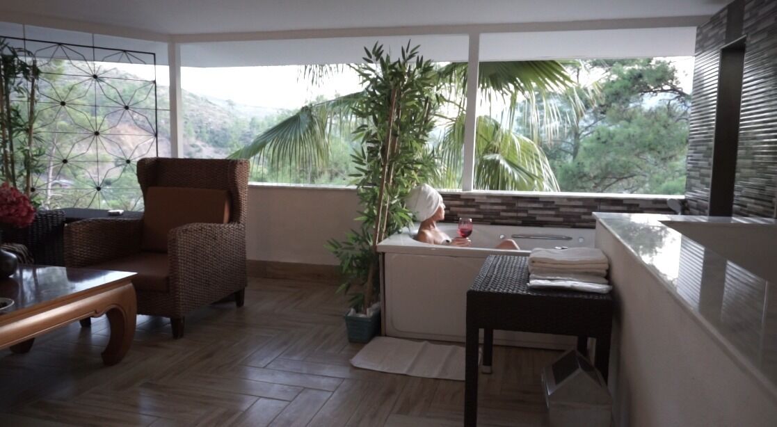 deluxe studio, terrace, mountain view | terrace/patio