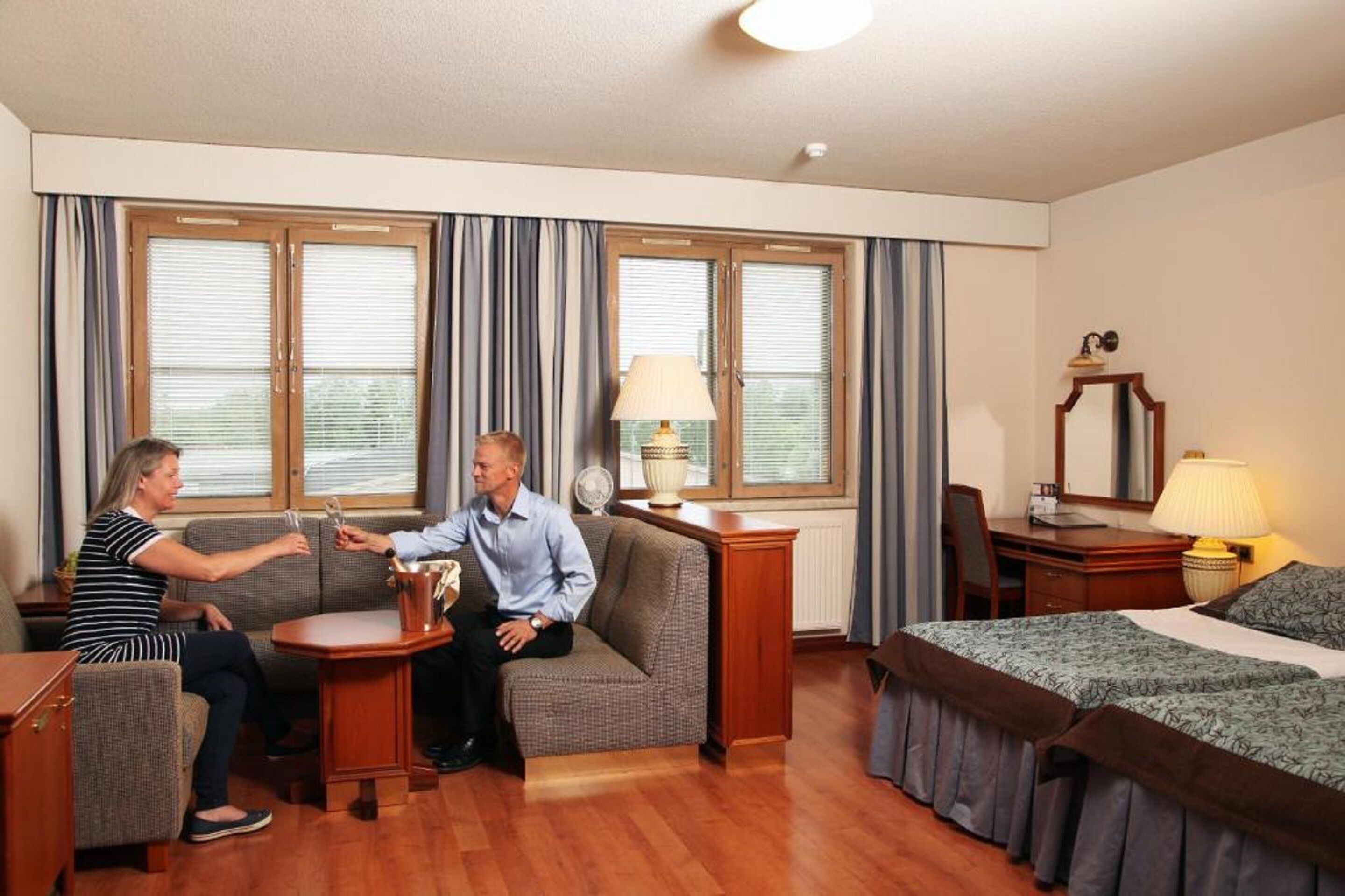 double room, kitchenette (sauna) | 1 bedroom, minibar, in-room safe, desk