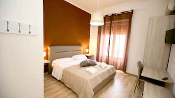 Family Studio, 2 Bedrooms, Kitchen, City View | Premium bedding, desk, soundproofing, iron/ironing board