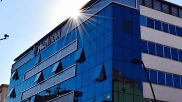 Blick von der Unterkunft