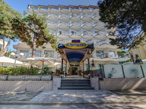 Façade de l’hébergement