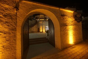 Entrada al alojamiento