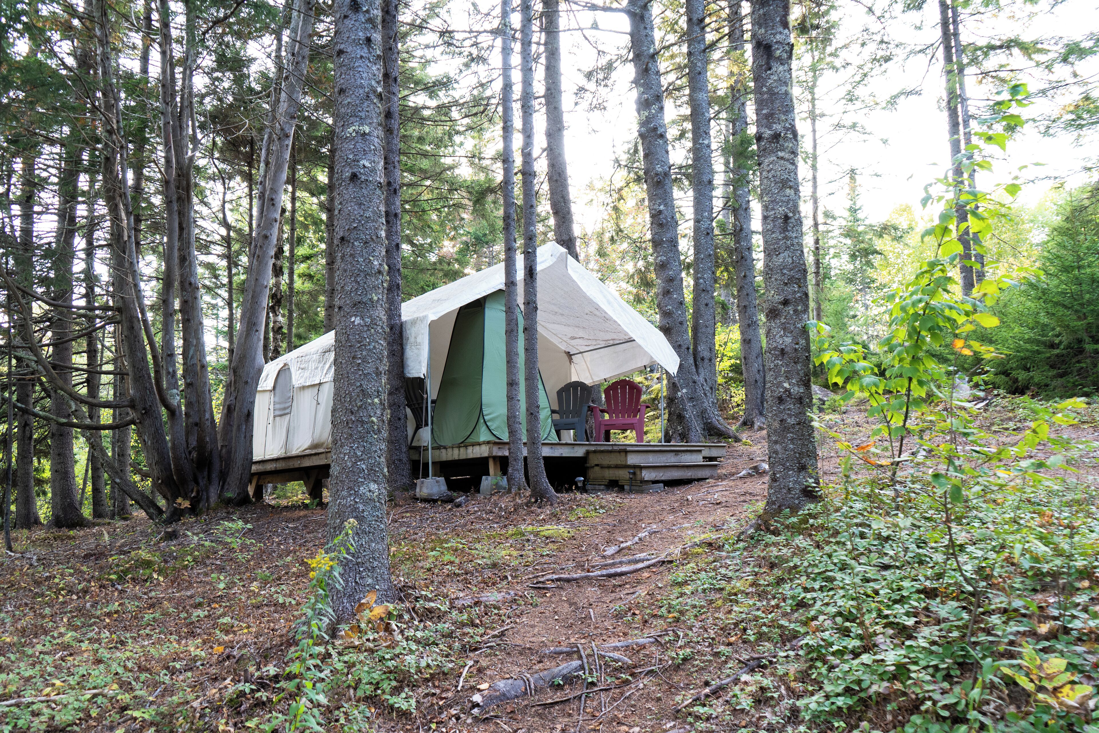Tente Premier | Literie de qualité, lit avec matelas à plateau-coussin