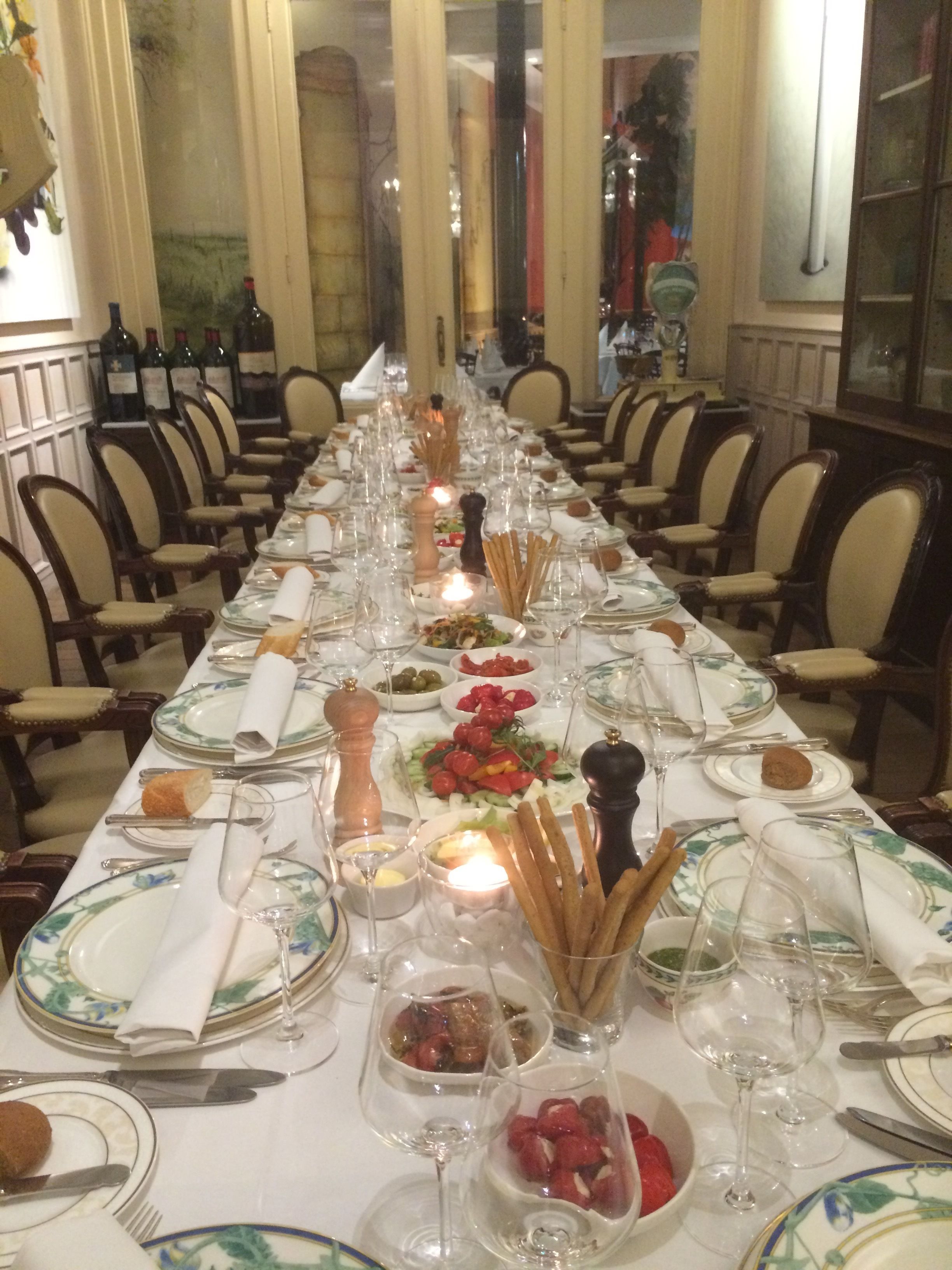 Mittagessen und Abendessen