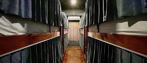 8-Bed Mixed Dormitory Room | Soundproofing, free WiFi, bed sheets
