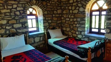 Geluiddichte muren, gratis wifi, beddengoed