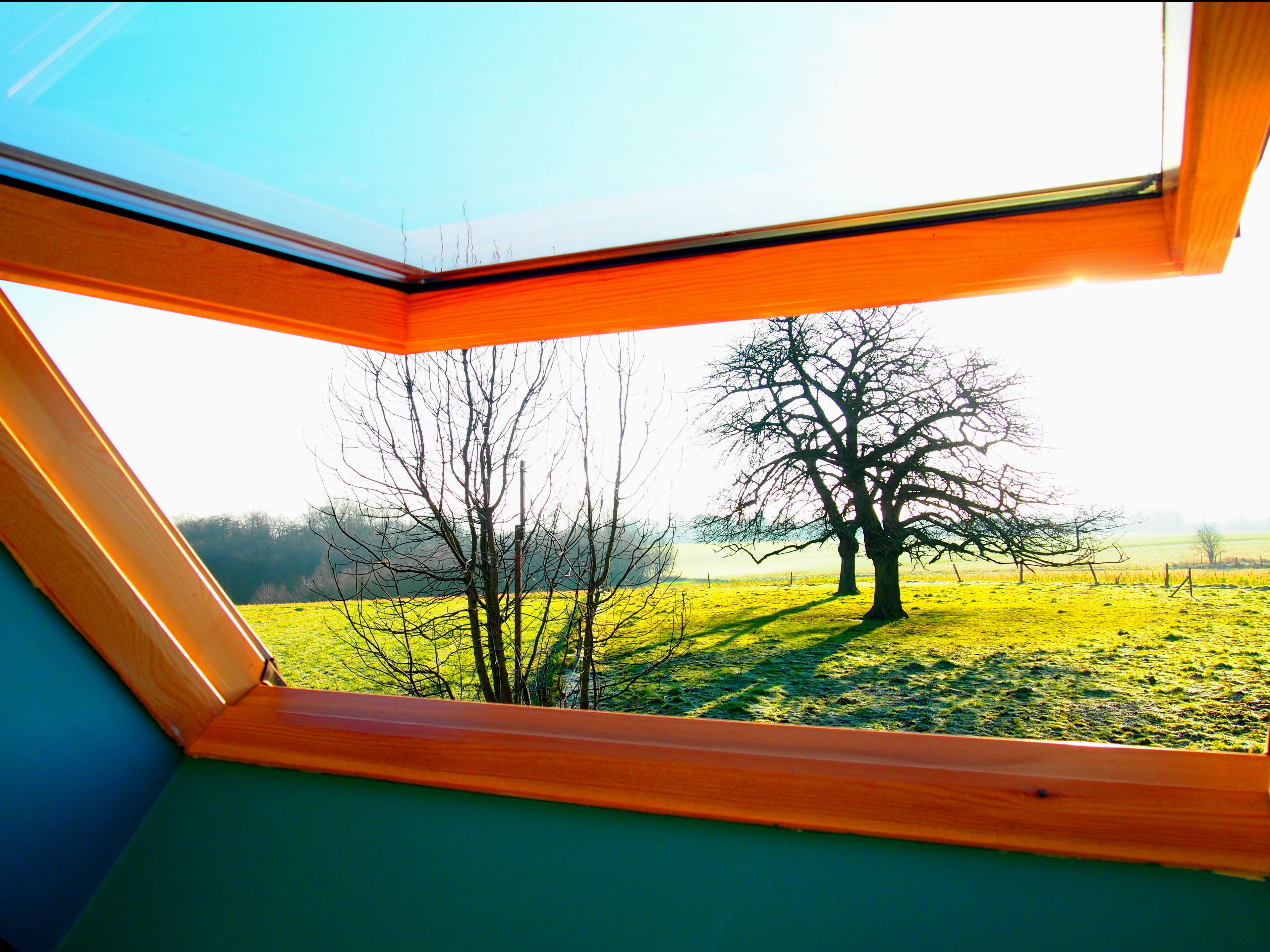 Udsigt fra overnatningsstedet