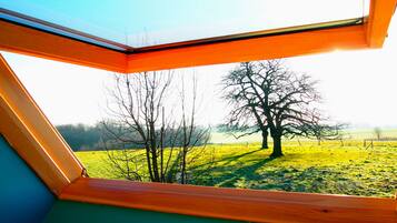 Udsigt fra overnatningsstedet