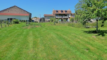 Vue sur la campagne depuis l’hébergement