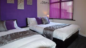 Free WiFi, bed sheets