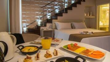 Serviço de quarto: opções para refeição