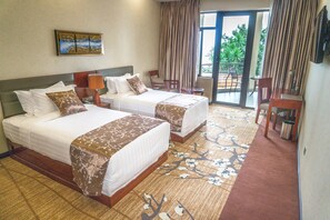 Twin Room | Soundproofing, iron/ironing board, free WiFi - Scheba Hotel (Kigali)