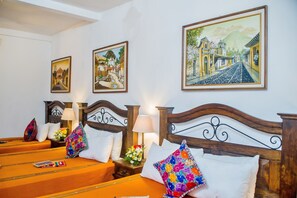 Comfort Triple Room, Private Bathroom, Courtyard Area