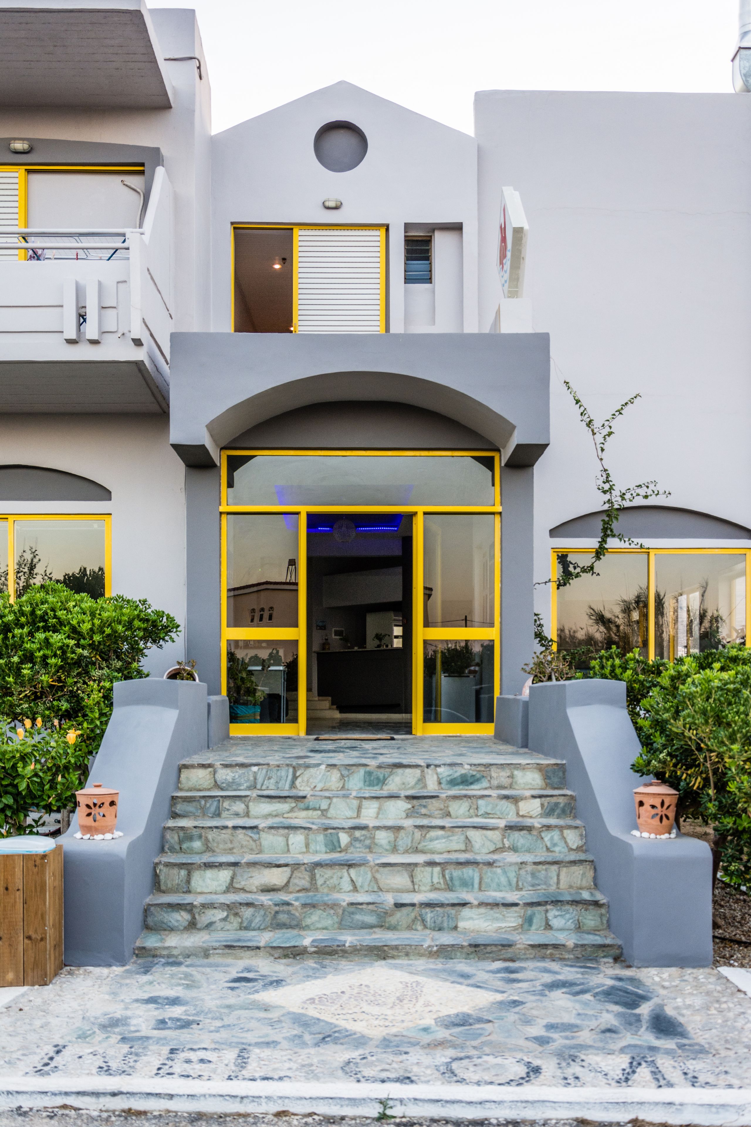 Entrada de la propiedad